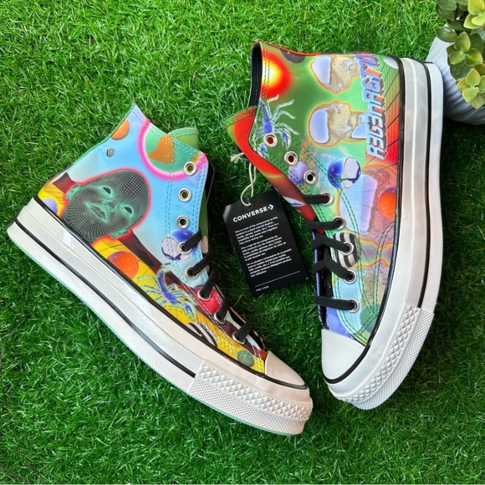 Converse Chuck Taylor All Star Chuck 70 Hi Prism Green / Royale Pulse - Picture 4 of 8